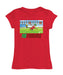 Federación Portuguesa de Futbol Girl´s Fitted Cotton T-shirt Red