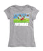 Federación Portuguesa de Futbol Girl´s Fitted Cotton T-shirt Gray