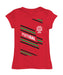 Federación Portuguesa de Futbol Girl´s Fitted Cotton T-shirt Red