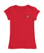 Federación Portuguesa de Futbol Girl´s Fitted Cotton T-shirt Red Impressions Artwork
