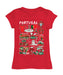 Federación Portuguesa de Futbol Girl´s Fitted Cotton T-shirt Red Impressions Artwork