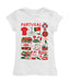 Federación Portuguesa de Futbol Girl´s Fitted Cotton T-shirt White Impressions Artwork
