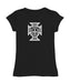 Federación Portuguesa de Futbol Girl´s Fitted Cotton T-shirt Black