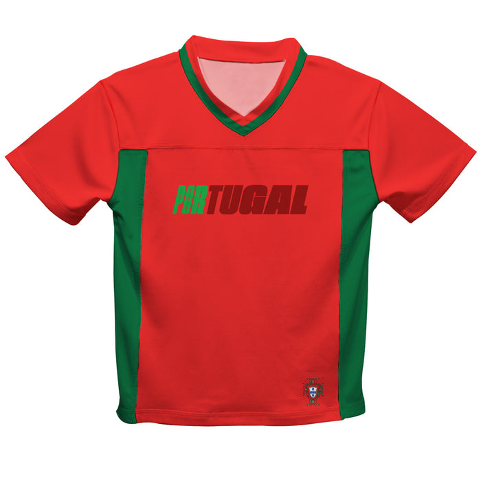 Federación Portuguesa de Futbol Game Day Red Boys Fashion Football Top