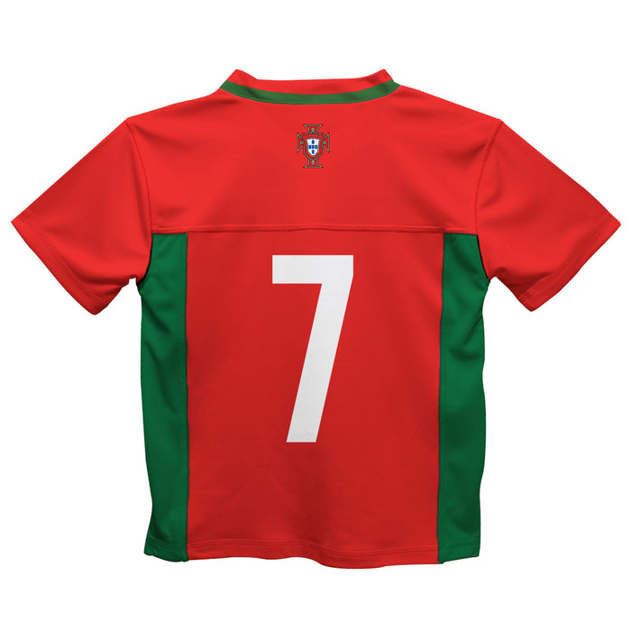 Federación Portuguesa de Futbol Game Day Red Boys Fashion Football Top