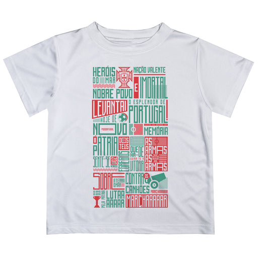 Federación Portuguesa de Futbol Boys Game Day White Short Sleeve Tee