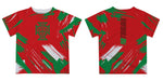 Federación Portuguesa de Futbol Paint Brush Boys Game Day Red Short Sleeve Tee - Vive La Fête - Online Apparel Store