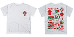 Federación Portuguesa de Futbol Impressions Artwork Boys White Short Sleeve Tee - Vive La Fête - Online Apparel Store