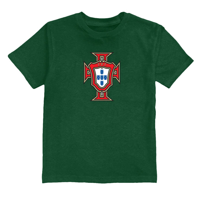Federación Portuguesa de Futbol Youth Cotton T-Shirt Green