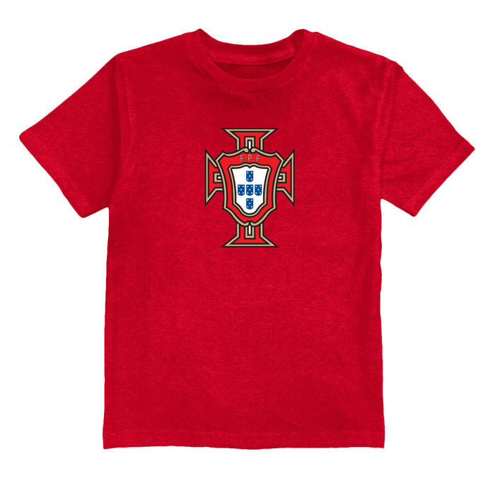 Federación Portuguesa de Futbol Youth Cotton T-Shirt Red