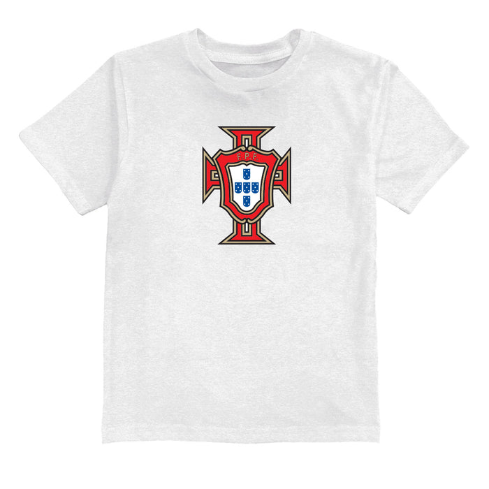 Federación Portuguesa de Futbol Youth Cotton T-Shirt White