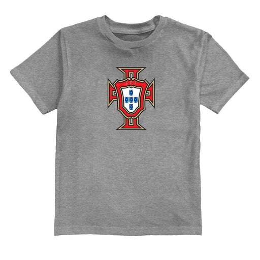 Federación Portuguesa de Futbol Youth Cotton T-Shirt Gray