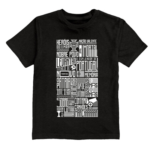 Federación Portuguesa de Futbol Youth Cotton T-Shirt Black