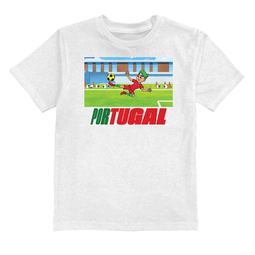 Federación Portuguesa de Futbol Youth Cotton T-Shirt White