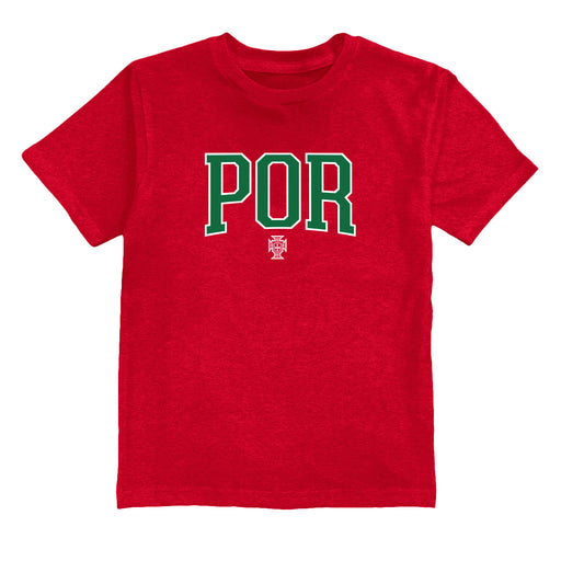 Federación Portuguesa de Futbol Youth Cotton T-Shirt Red