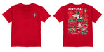 Federación Portuguesa de Futbol Impressions Artwork Red Youth Cotton T-Shirt - Vive La Fête - Online Apparel Store