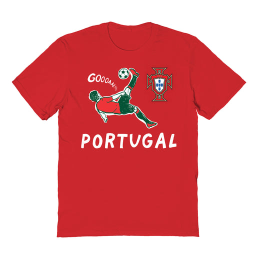 Federación Portuguesa de Futbol Youth Cotton Impressions Artwork T-Shirt Red