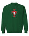Federación Portuguesa de Futbol Womens Green Cotton Crewneck Pullover Sweatshirt