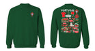 Federación Portuguesa de Futbol Womens Green Cotton Crewneck Pullover Sweatshirt - Vive La Fête - Online Apparel Store