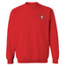 Federación Portuguesa de Futbol Womens Red Cotton Crewneck Pullover Sweatshirt