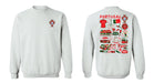 Federación Portuguesa de Futbol Womens White Cotton Crewneck Pullover Sweatshirt - Vive La Fête - Online Apparel Store