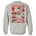 Federación Portuguesa de Futbol Womens Gray Cotton Crewneck Pullover Sweatshirt - Vive La Fête - Online Apparel Store