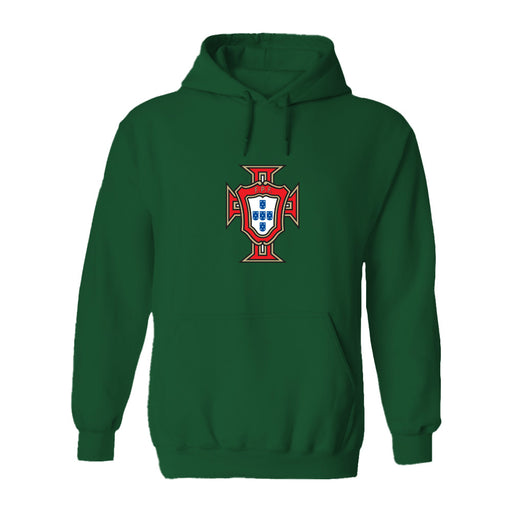 Federación Portuguesa de Futbol Womens Green Pullover Cotton Hoodie