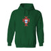 Federación Portuguesa de Futbol Womens Green Pullover Cotton Hoodie