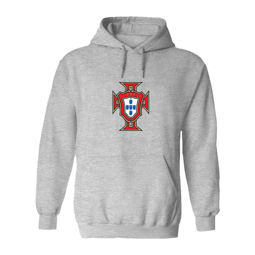 Federación Portuguesa de Futbol Womens Gray Pullover Cotton Hoodie