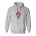 Federación Portuguesa de Futbol Womens Gray Pullover Cotton Hoodie