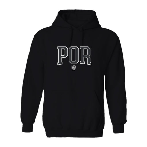 Federación Portuguesa de Futbol Womens Black Pullover Cotton Hoodie