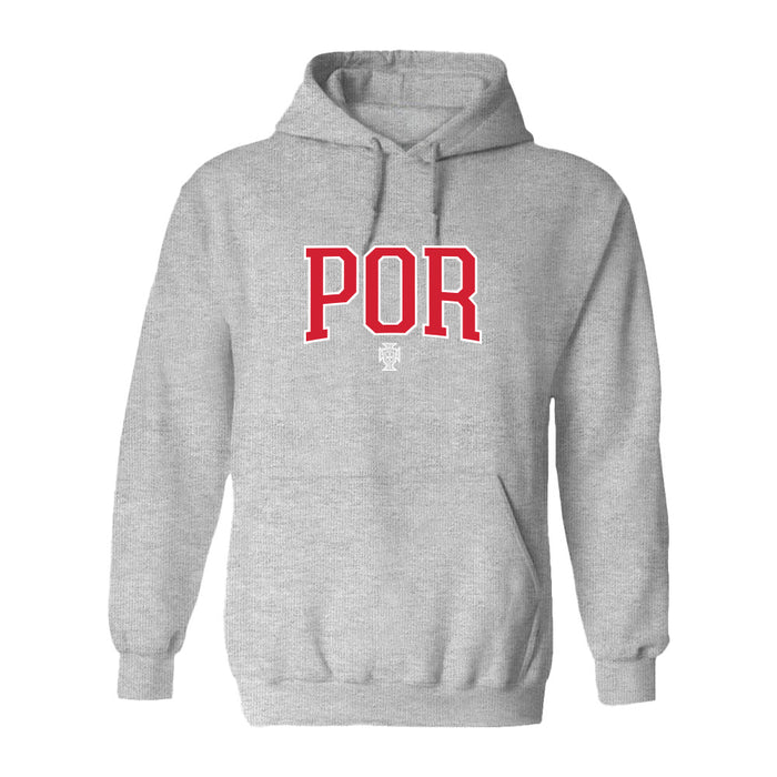 Federación Portuguesa de Futbol Womens Gray Pullover Cotton Hoodie