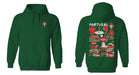 Federación Portuguesa de Futbol Womens Green Pullover Cotton Hoodie - Vive La Fête - Online Apparel Store