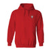 Federación Portuguesa de Futbol Womens Red Pullover Cotton Hoodie