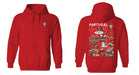 Federación Portuguesa de Futbol Womens Red Pullover Cotton Hoodie - Vive La Fête - Online Apparel Store