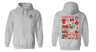Federación Portuguesa de Futbol Womens Gray Pullover Cotton Hoodie - Vive La Fête - Online Apparel Store