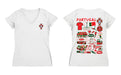 Federación Portuguesa de Futbol Women's V-neck Fitted Cotton T-Shirt White - Vive La Fête - Online Apparel Store