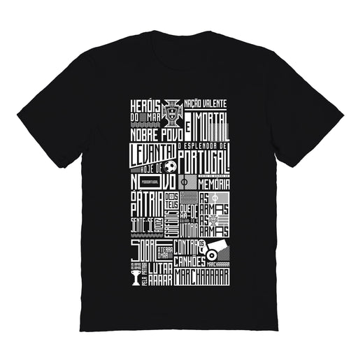 Federación Portuguesa de Futbol Womens Black Cotton Tshirt