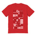Federación Portuguesa de Futbol Womens Red Cotton Tshirt