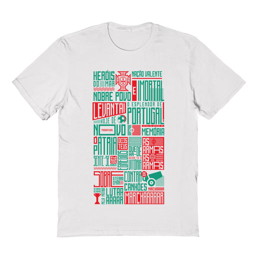 Federación Portuguesa de Futbol Womens White Cotton Tshirt