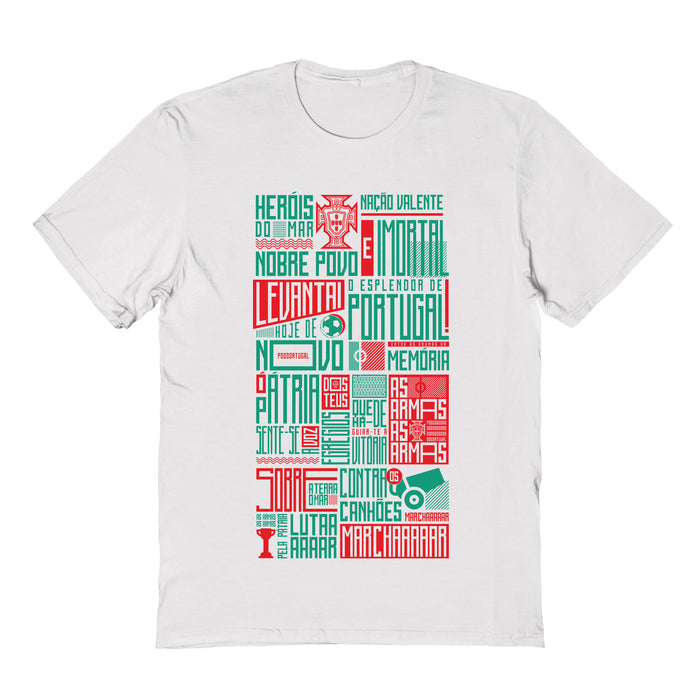 Federación Portuguesa de Futbol Womens White Cotton Tshirt