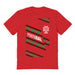Federación Portuguesa de Futbol Womens Red Cotton Tshirt