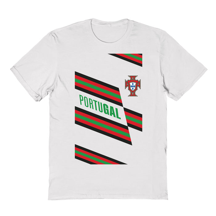 Federación Portuguesa de Futbol Womens White Cotton Tshirt