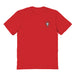 Federación Portuguesa de Futbol Womens Red Cotton Tshirt
