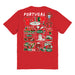 Federación Portuguesa de Futbol Womens Red Cotton Tshirt - Vive La Fête - Online Apparel Store