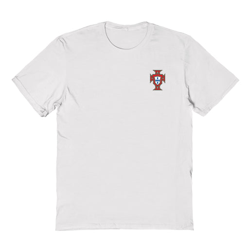 Federación Portuguesa de Futbol Womens White Cotton Tshirt