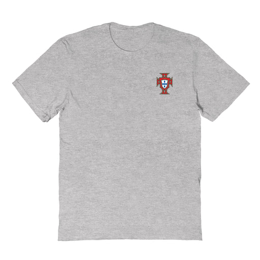 Federación Portuguesa de Futbol Womens Gray Cotton Tshirt
