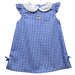 France National Team Vive La Fete Gingham A-Line Dress - Blue