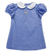 France National Team Vive La Fete Gingham Puffy A-Line Dress - Blue