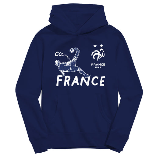 France National Team Youth Navy Pullover Cotton Hoodie
